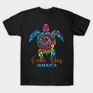 Ocho Rios Jamaica Sea Turtle Family Vacation Summer Beach T-Shirt